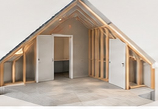 Zolderwanden en deuren opgebouwd