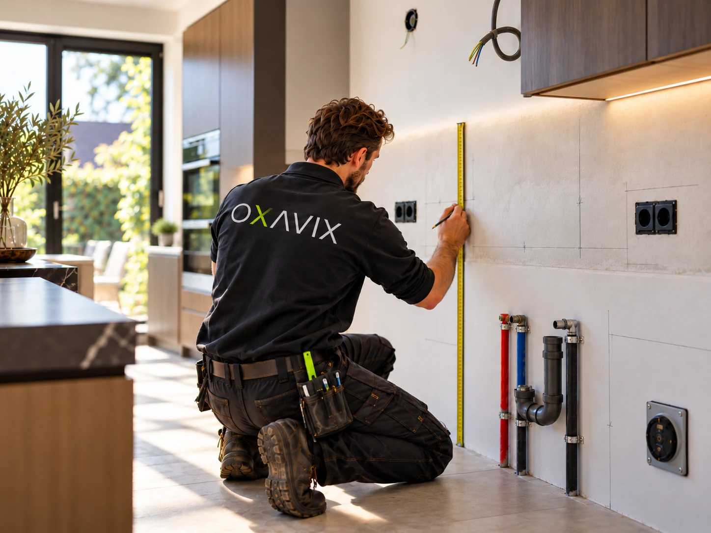 OXAVIX keukenvoorbereiding voor een keukenproject in Hilversum